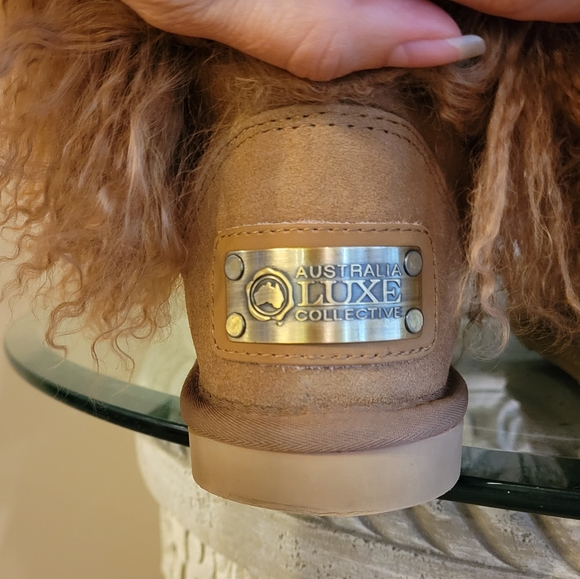 Australia Luxe Collective Huns Boot Mongolian Sheep Hair Sheep in Size 8. #399 - Picture 12 of 17